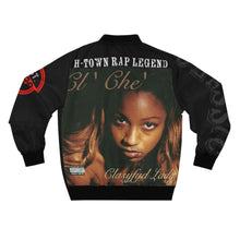 Load image into Gallery viewer, Cl'Che' Classic Bomber Jacket — H-Town Rap Legend Album Art