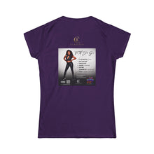Load image into Gallery viewer, Cl'Che' TMSG Cover Graphic Tee (Front & Back) Women's Fitted Tee