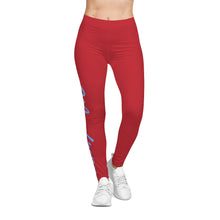 Load image into Gallery viewer, Madison (Red/Blue lettering) Leggings