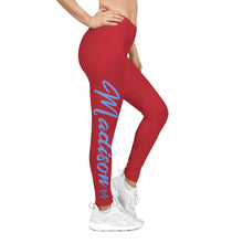Load image into Gallery viewer, Madison (Red/Blue lettering) Leggings