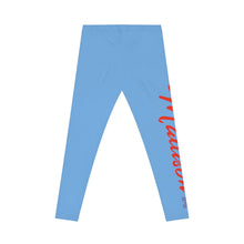 Load image into Gallery viewer, Madison (Blue/Red Lettering) Leggings