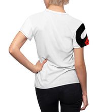 Load image into Gallery viewer, God Before Greed (Red)Women's AOP Cut & Sew Tee