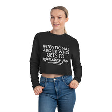 Load image into Gallery viewer, INTENTIONAL Cropped Sweatshirt