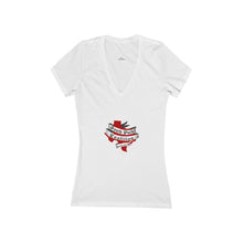 Load image into Gallery viewer, Women's Jersey Short Sleeve Deep V-Neck Tee