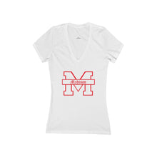 Load image into Gallery viewer, Women's Madison Deep V-Neck Tee