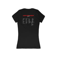 Load image into Gallery viewer, Women's Jersey Short Sleeve Deep V-Neck Tee