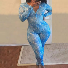 Load image into Gallery viewer, Sexy printing Home Onesies Jumpsuit Sleepwear pajamas