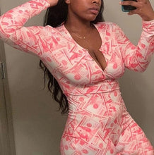 Load image into Gallery viewer, Sexy printing Home Onesies Jumpsuit Sleepwear pajamas