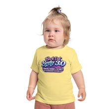 Load image into Gallery viewer, Baby T-Shirt “Back Dat Booty 3.0” Graphic Tee — Cute Retro Neon Infant Top
