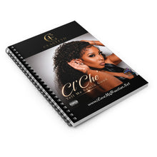 Load image into Gallery viewer, Spiral Notebook — Clasyfyd “Cl’Che Tell Me Sumtn Good” Music Cover Ruled Journal
