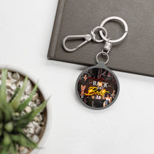 Load image into Gallery viewer, Keyring — "Back Dat Booty 3.0" Round Metal Keychain

