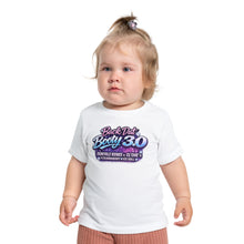 Load image into Gallery viewer, Baby T-Shirt “Back Dat Booty 3.0” Graphic Tee — Cute Retro Neon Infant Top
