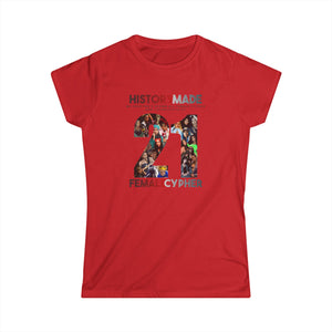 21 ALL FEMALE CYPHER Fitted Tee MHHAFC
