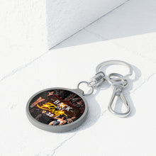 Load image into Gallery viewer, Keyring — "Back Dat Booty 3.0" Round Metal Keychain
