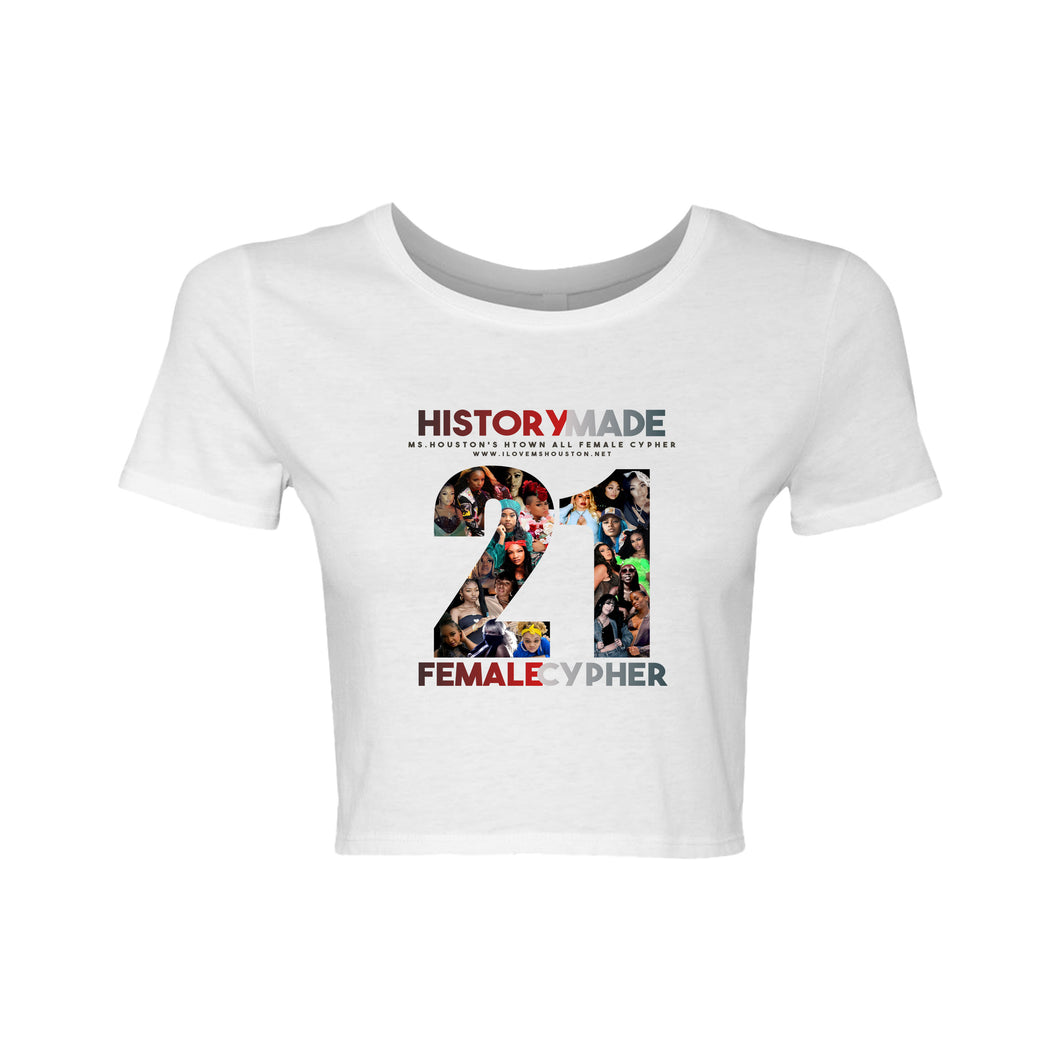 21 ALL FEMALE CYPHER Crop Tee