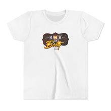 Load image into Gallery viewer, Youth Tee — "Back Dat Booty" saloon style
