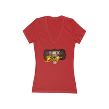 Load image into Gallery viewer, Back Dat Booty 3.0 Women's V‑Neck Tee — Retro Southern BBQ Humor Shirt
