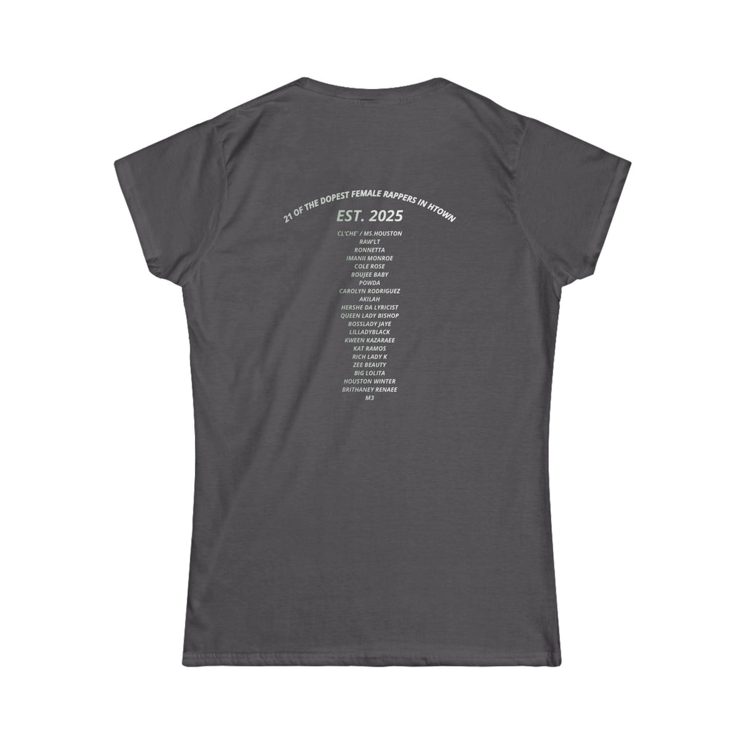 21 ALL FEMALE CYPHER Fitted Tee MHHAFC