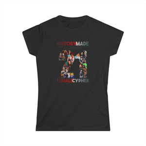 21 ALL FEMALE CYPHER Fitted Tee MHHAFC