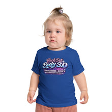Load image into Gallery viewer, Baby T-Shirt “Back Dat Booty 3.0” Graphic Tee — Cute Retro Neon Infant Top

