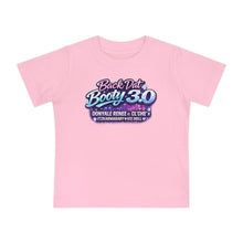 Load image into Gallery viewer, Baby T-Shirt “Back Dat Booty 3.0” Graphic Tee — Cute Retro Neon Infant Top
