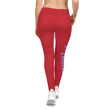 Load image into Gallery viewer, Madison (Red/Blue lettering) Leggings

