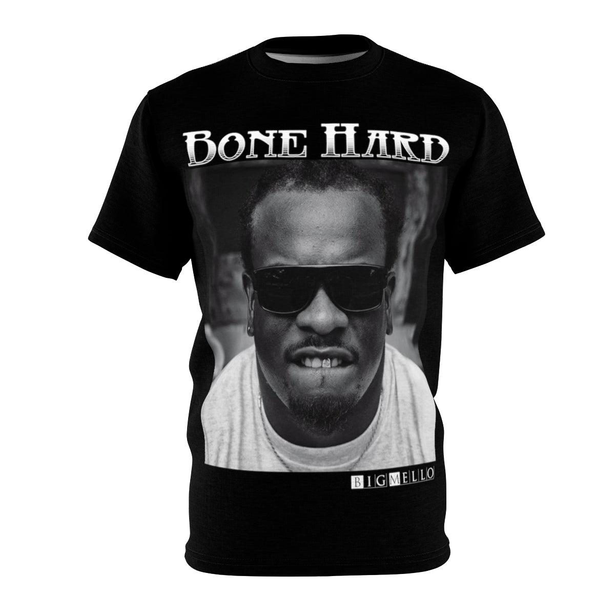 Bone Hard Big Mello TShirt (Black) – MsHouston