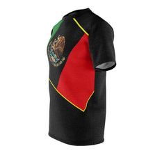 Load image into Gallery viewer, Afro-Mexican flag #Tshirt Unisex AOP Cut &amp; Sew Tee
