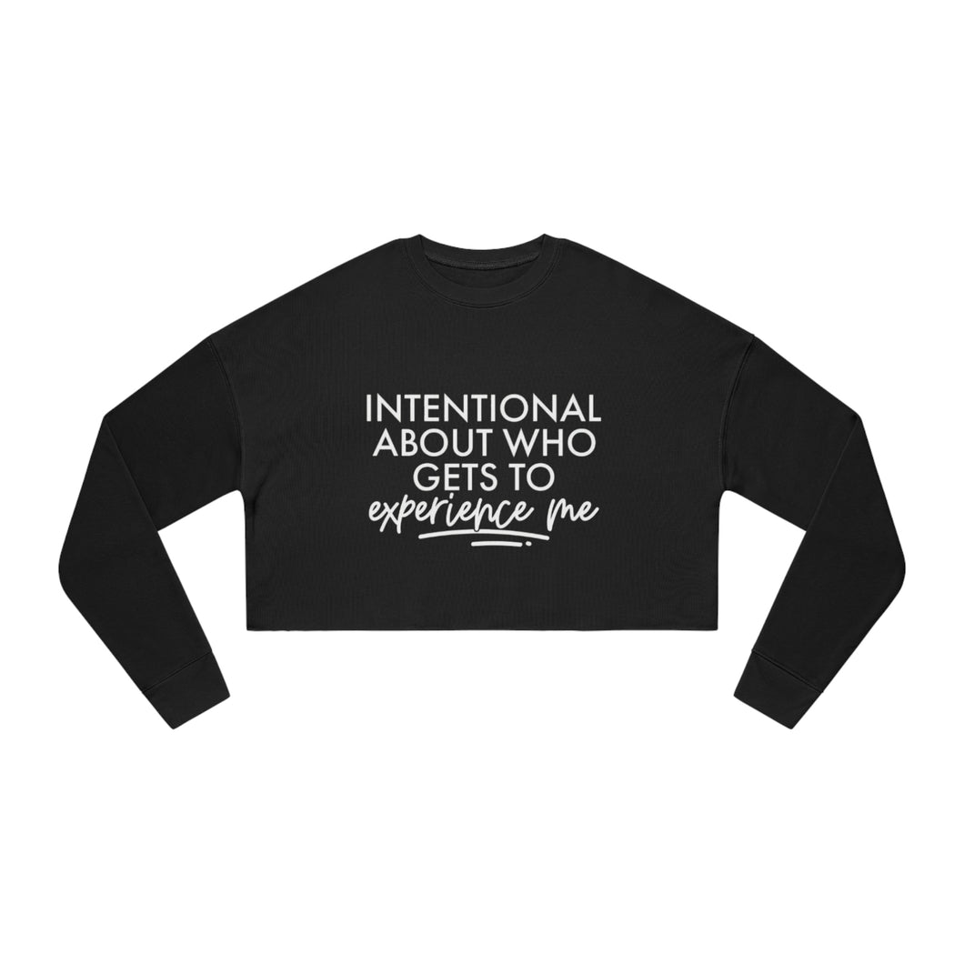 INTENTIONAL Cropped Sweatshirt